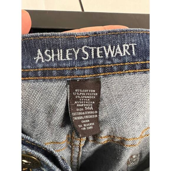 Ashley Stewart Denim Jeans Size 14A - Picture 3 of 3